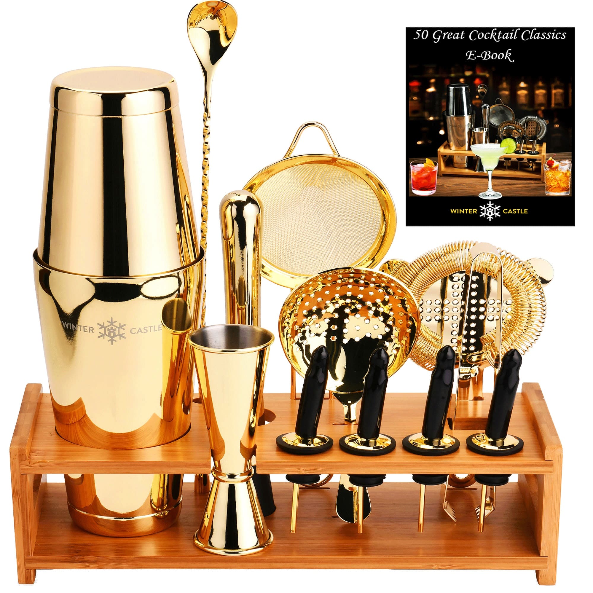 10 BEST Gold Cocktail Shaker Sets to buy! Bartender Recommendation